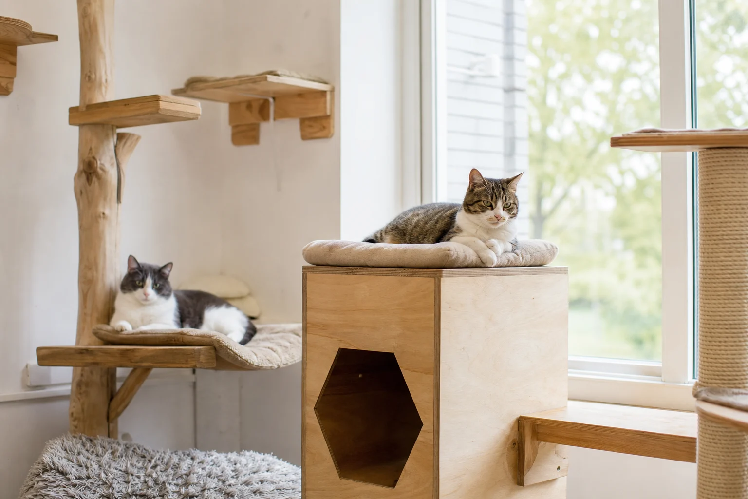 See in real time which cat rooms are free