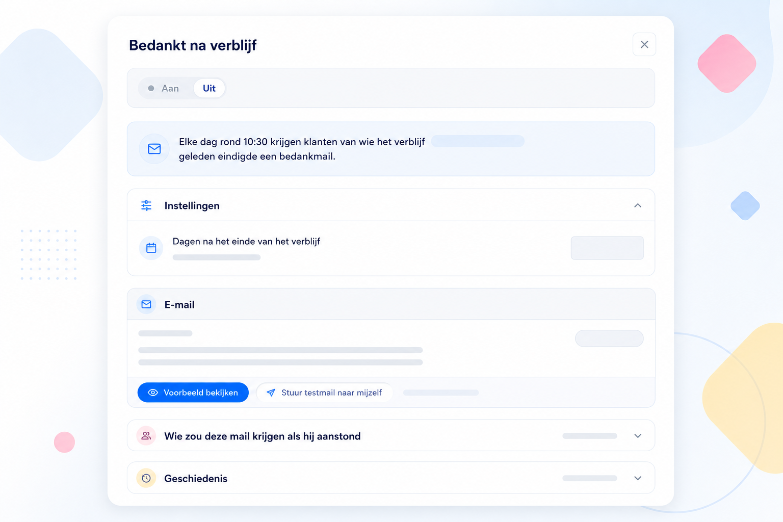 Beheer al je automatische e-mails op één plek